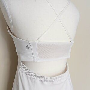Lululemon Open Back Tank Top White Size 10